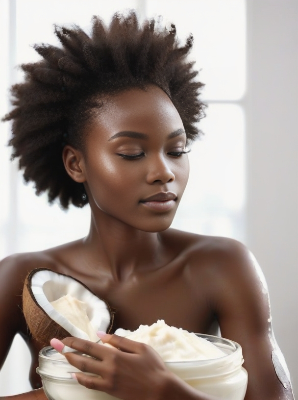 Shea butter and coconut 