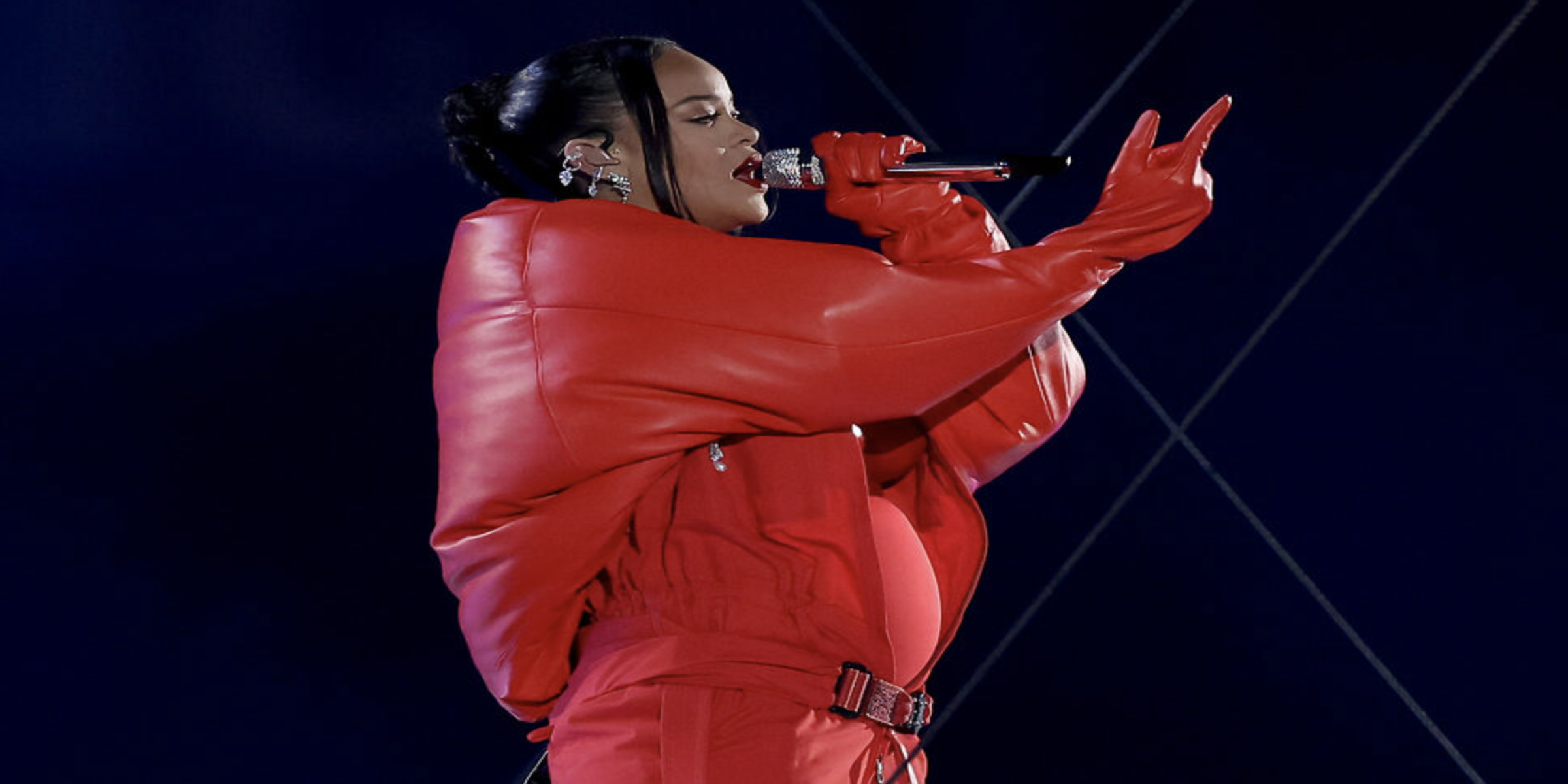 Is Rihanna pregnant again? — See Her Flaunting Her Baby Bump at Super Bowl performance