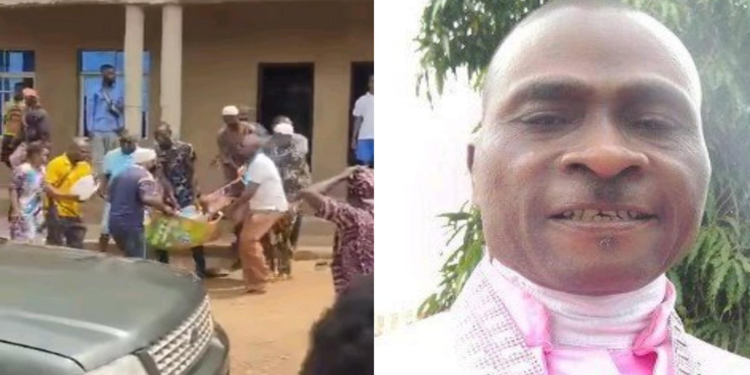 Ogundipe is accused of setting fire to the deceased pastor's body with his clerical robes as... 